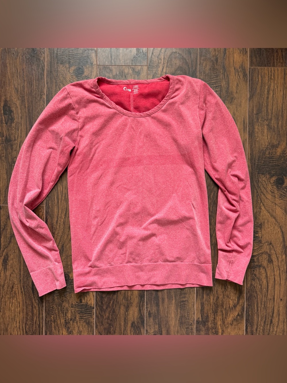 Zyia Active Long Sleeve Seamless Workout Top Size Large